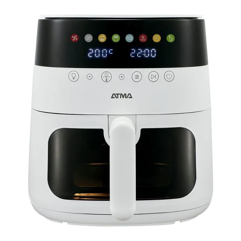 Freidora de Aire ATMA con Visor FR248AWP 8Lts Blanco