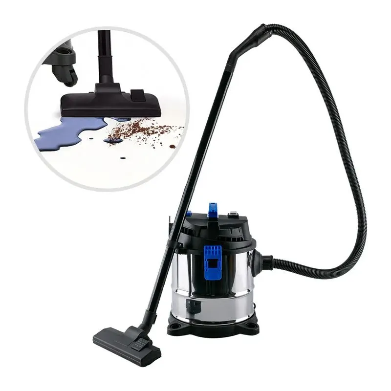 Aspiradora Pro Gadnic De Tacho 18L 1200W 3 en 1 Función Seco Húmedo Soplado Acero Inox