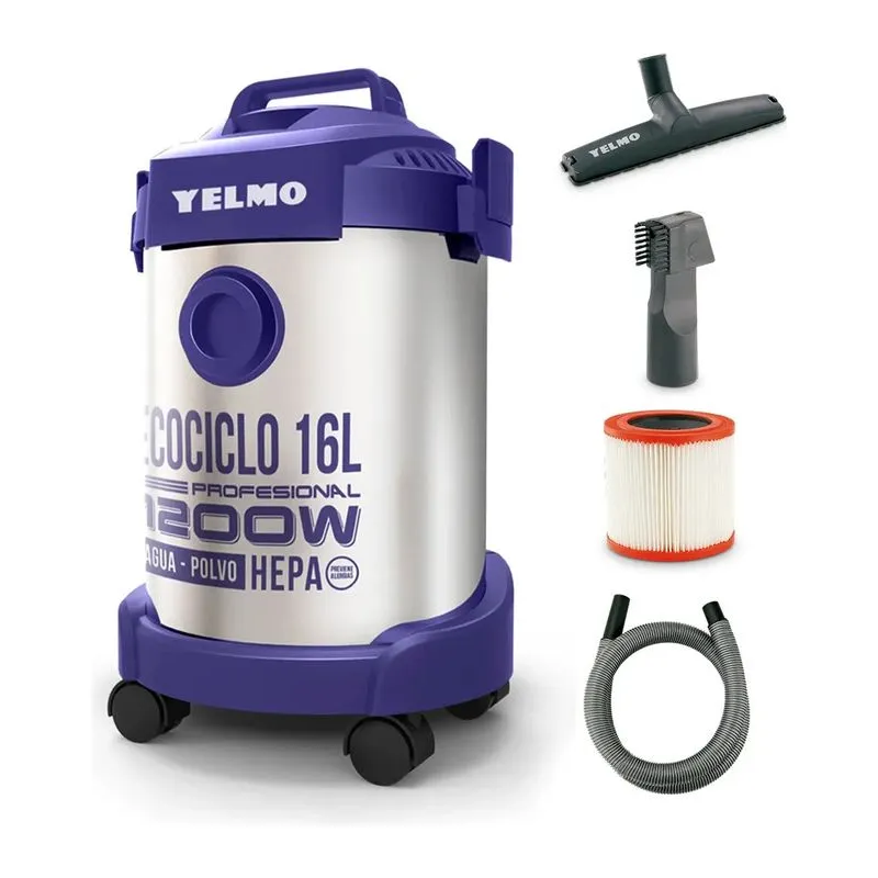 Yelmo AS-3314 · Aspiradora trineo · Azul / inoxidable