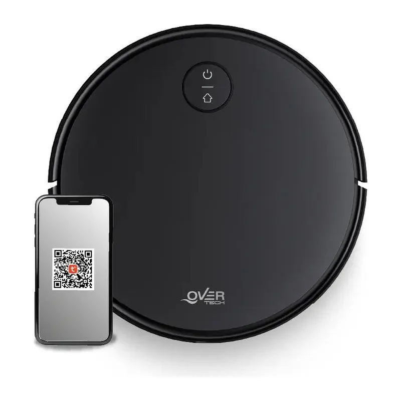 Aspiradora Robot Inteligente Overtech Ov-r20 200PA Sensor App 3 en 1