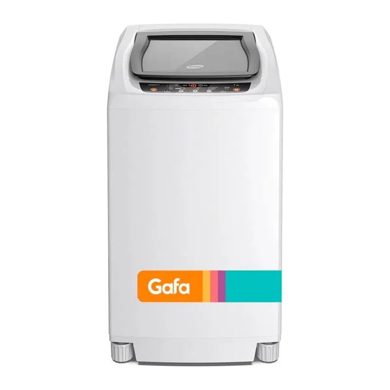 Lavarropas Gafa Fuzzy Fit 7kg Carga Superior Compacto A+