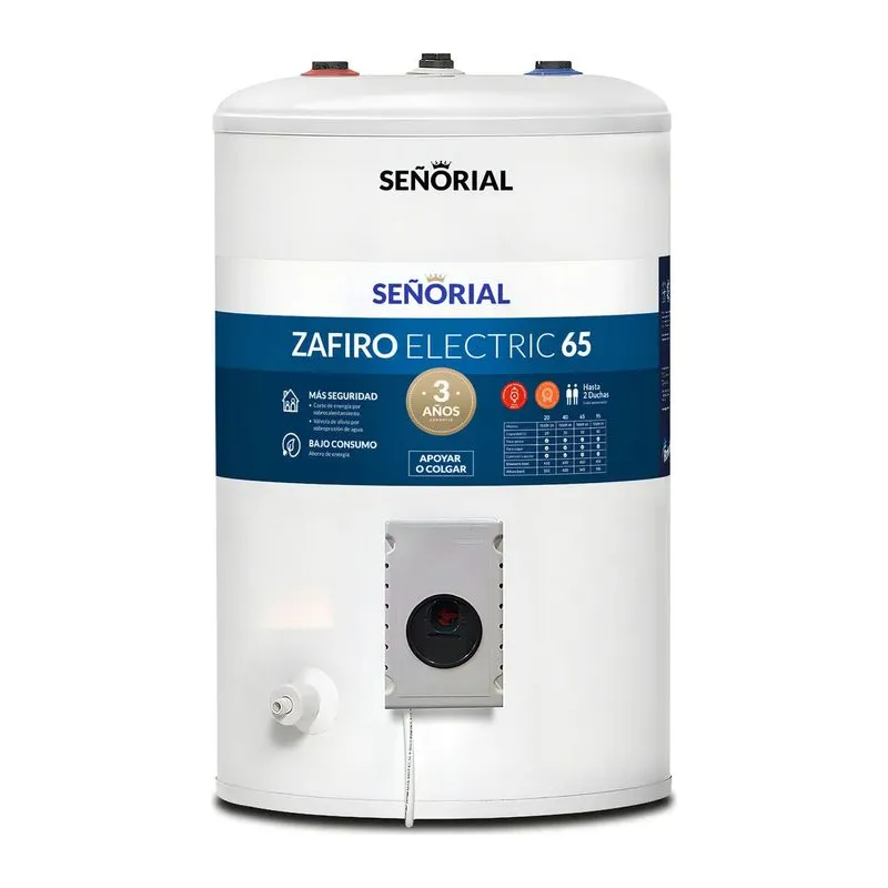 Termotanque Electrico Seniorial Zafiro Teszp-65