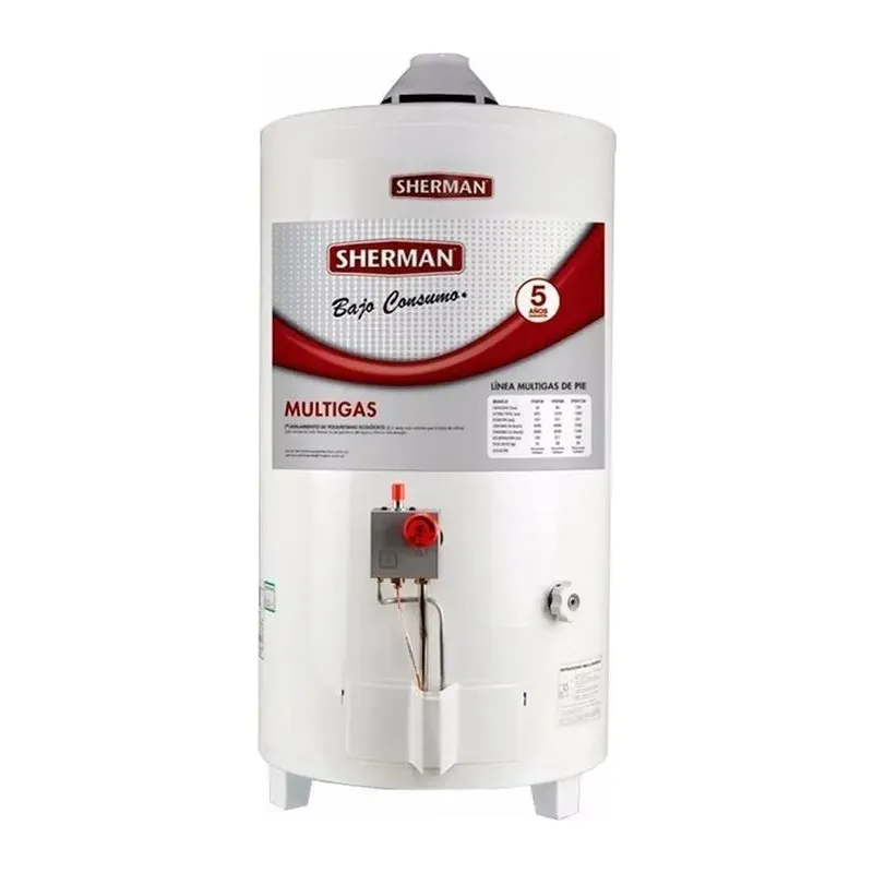 Termotanque A Gas Sherman Tpgp050msh