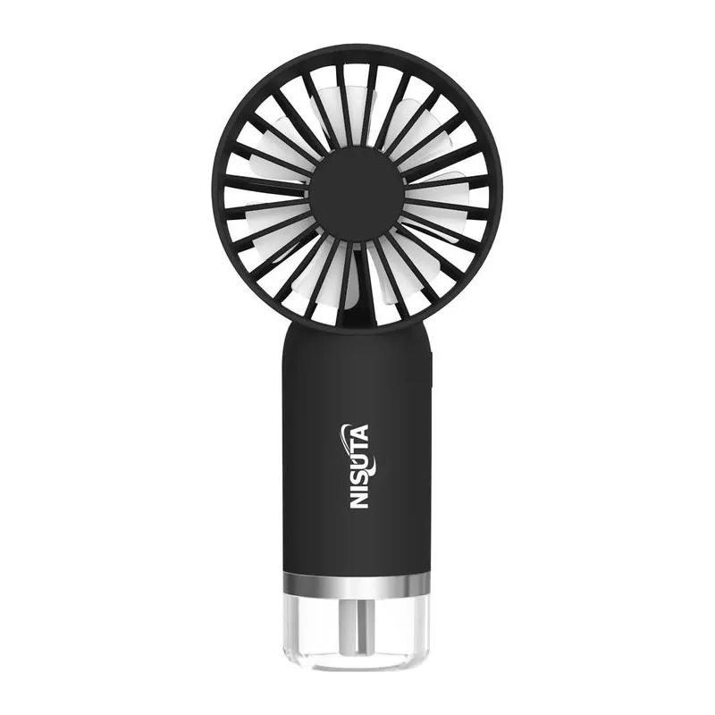 Ventilador portátil con vapor refrescante NEGRO NISUTA - NSFANUPS