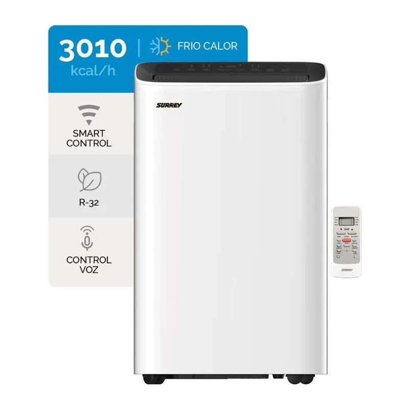 Surrey 551PXQ12N81F · Aire acondicionado frío/calor 3.010 frigorías · Blanco