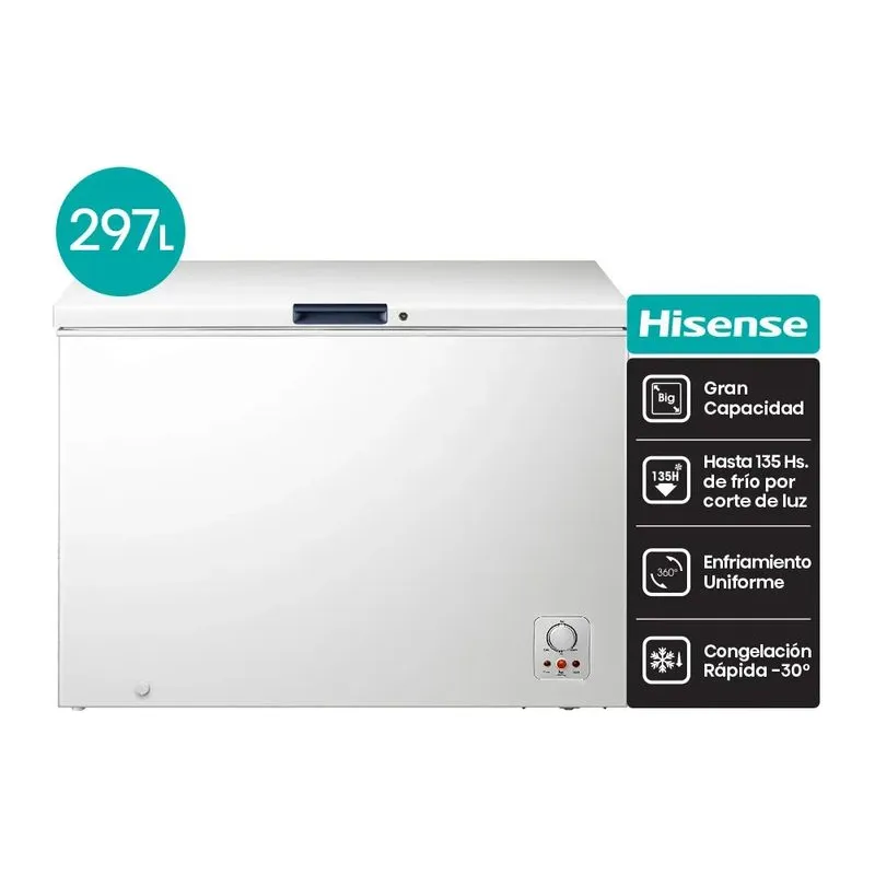Freezer Horizontal Hisense 280L Blanco CF3N297NEW