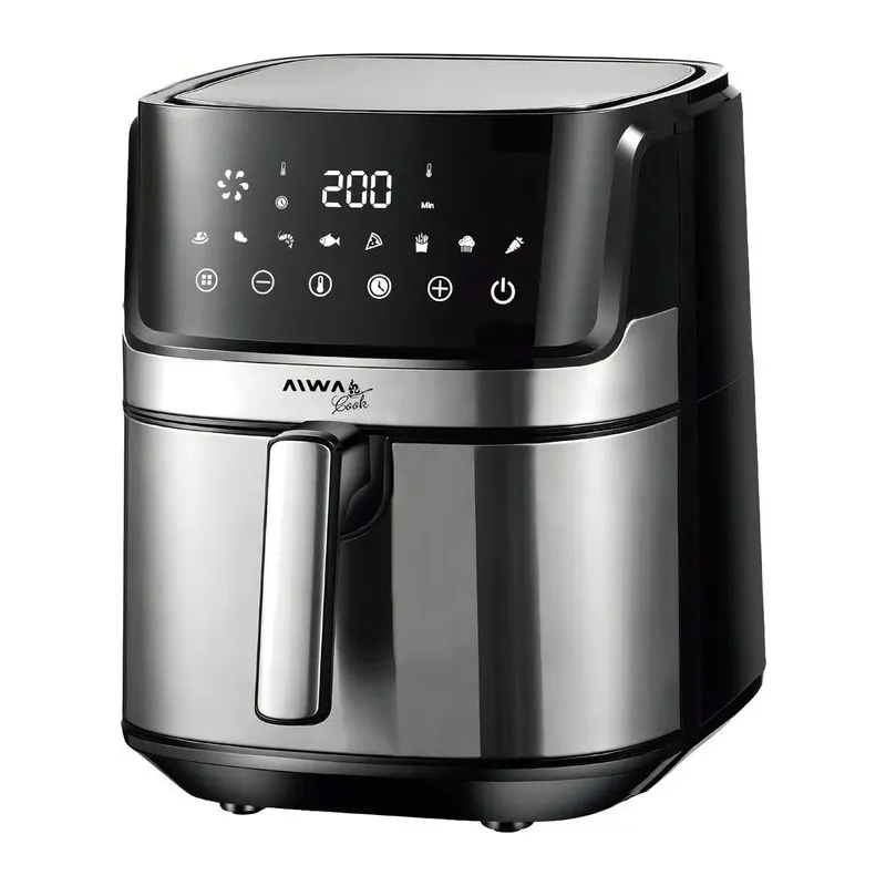 Freidora de Aire Digital 6,5 Lts 1850W Negro AW-FA65I Aiwa