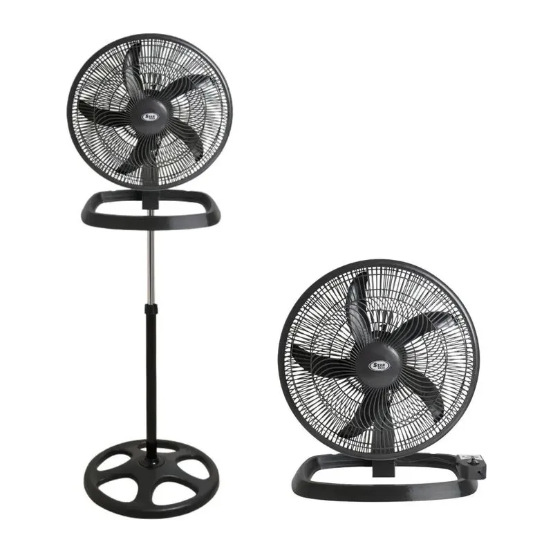 Star Trak STP31-18P · Ventilador de pie 18" · Negro