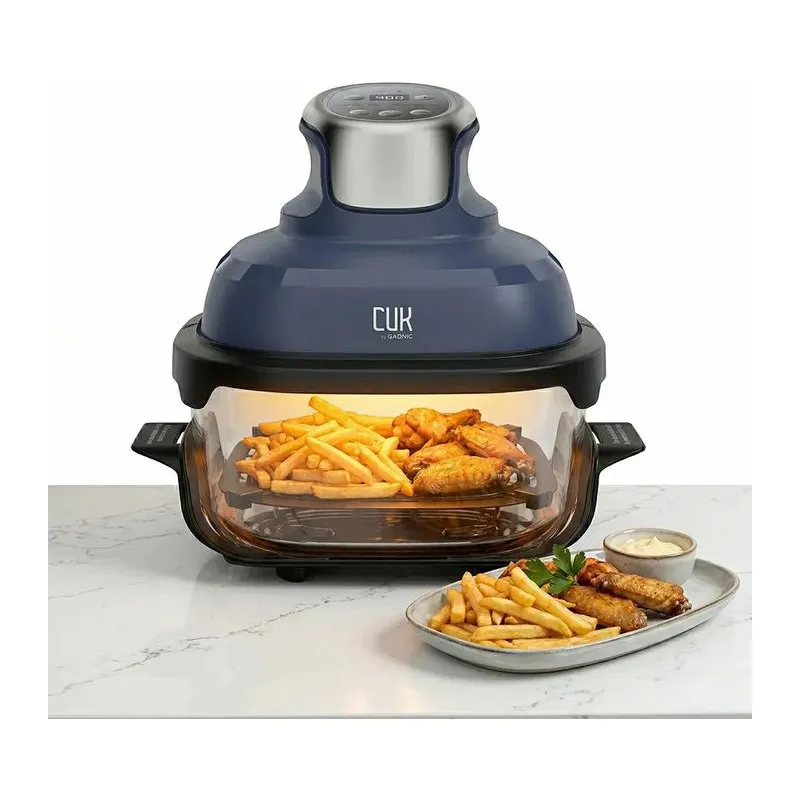 Freidora De Aire CUK By Gadnic Recipiente De Vidrio 4.2L Control Digital 1500W