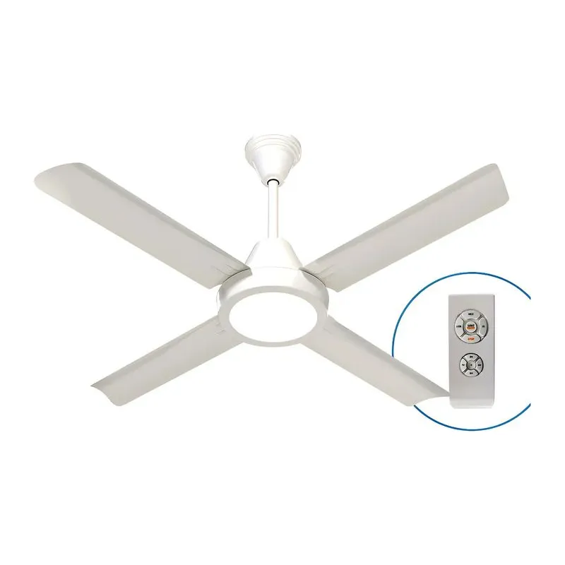 Ventilador de techo Moddo blanco LED con control motor dc 35W