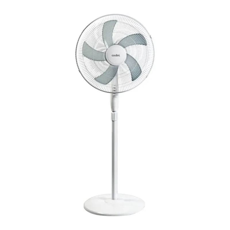 Ventilador de Pie Blanco 1.7 mts 5 aspas 18" Codini - V18V