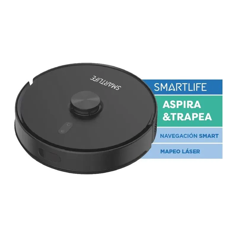 Aspiradora Robot Smartlife RVCL050 Laser Barre y Trapea