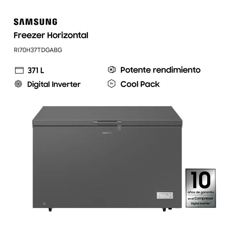 Freezer Samsung Horizontal Digital Inverter 371L