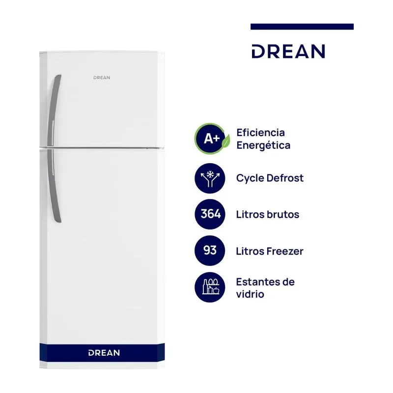 Drean HDR370F50B · Heladera · Blanco