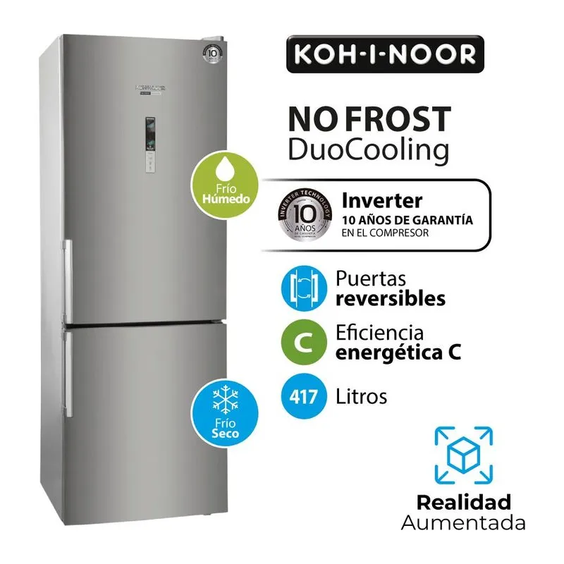 Koh-I-Noor KHGA41DI/9 · Heladera · Acero