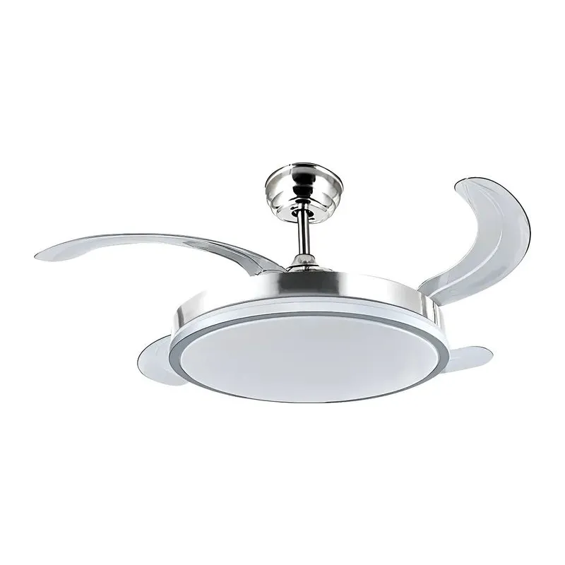 Ventilador de techo retractil Protalia led plata