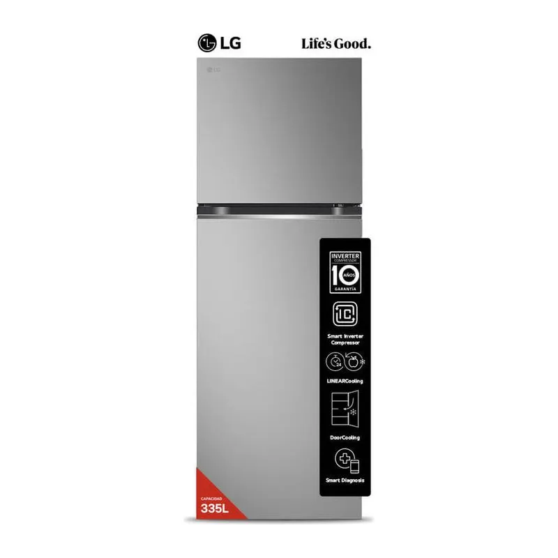 LG VT34BPY - VT8 · Heladera 256 L · Plateado