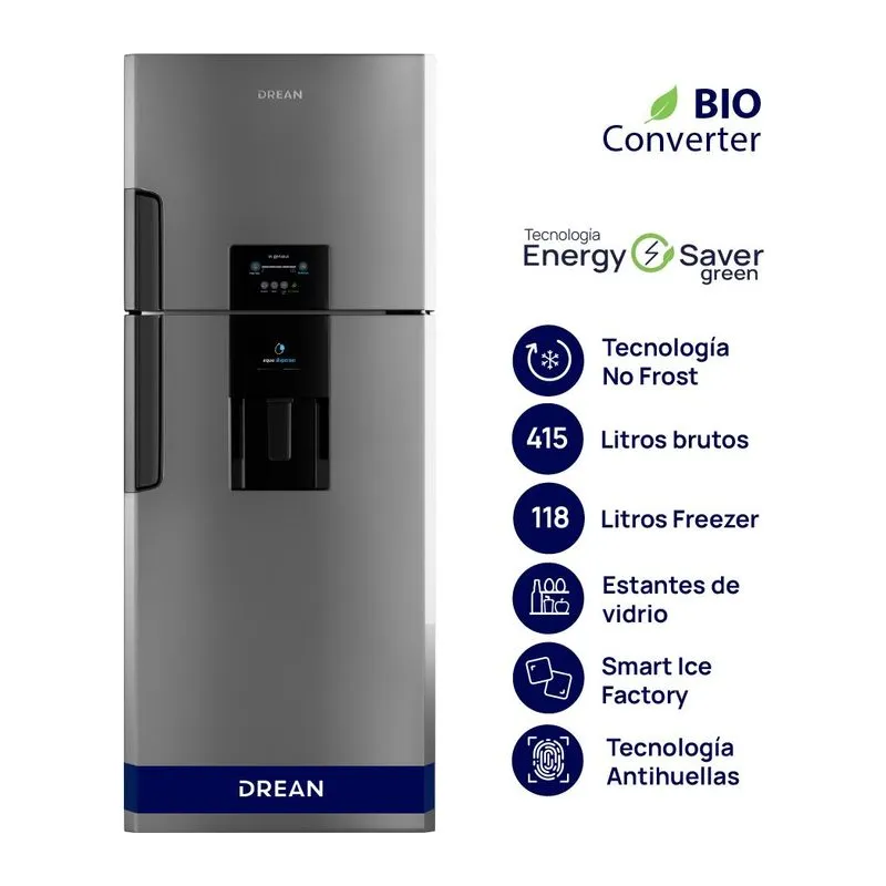 Drean RDP410ZRT · Heladera 382 L
