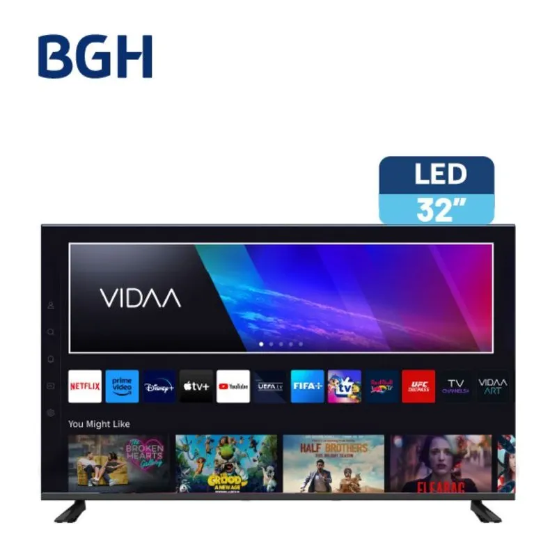 BGH B3225H5 · Smart TV 32" · Negro