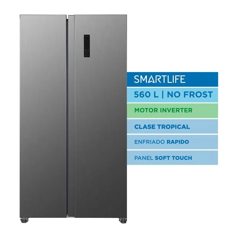 Heladera Side by Side Smartlife No Frost Digit Inverter 560L