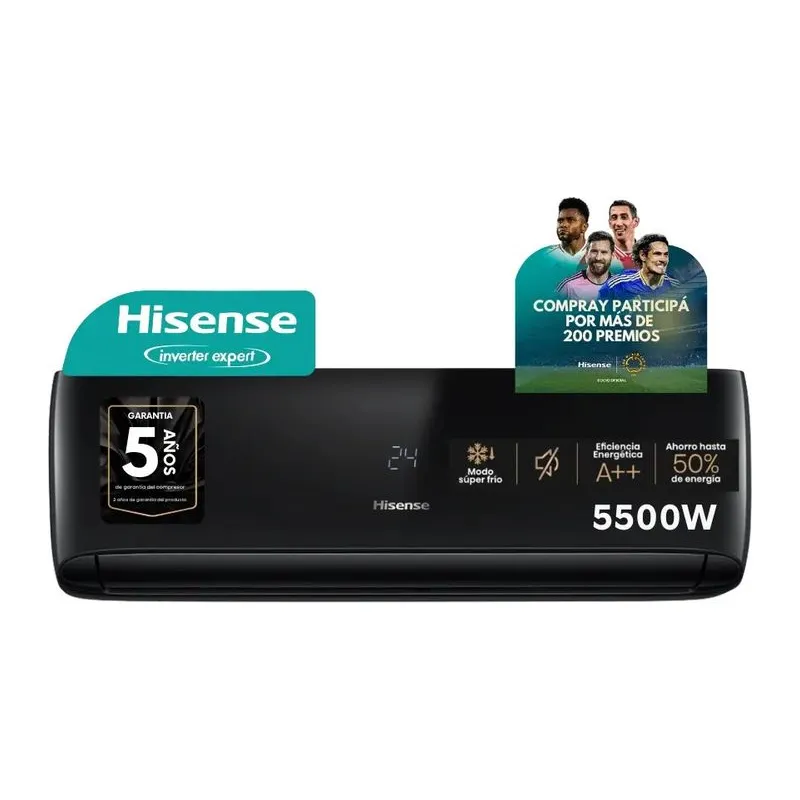 Hisense 55UR4SXSCA · Aire acondicionado 4.700 frigorías