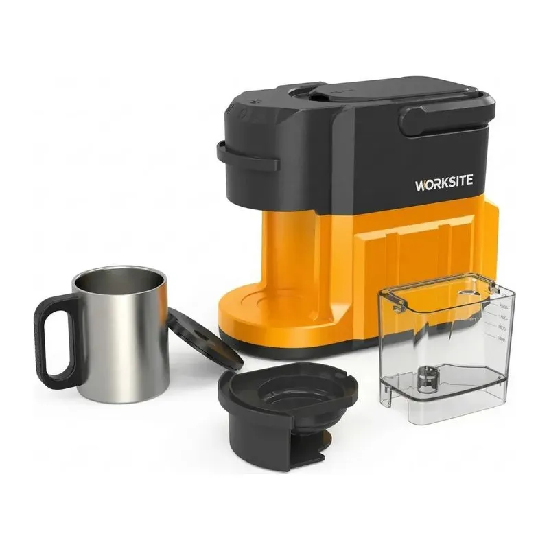 Cafetera Inalambrica A Bateria Filtro Capsula Worksite