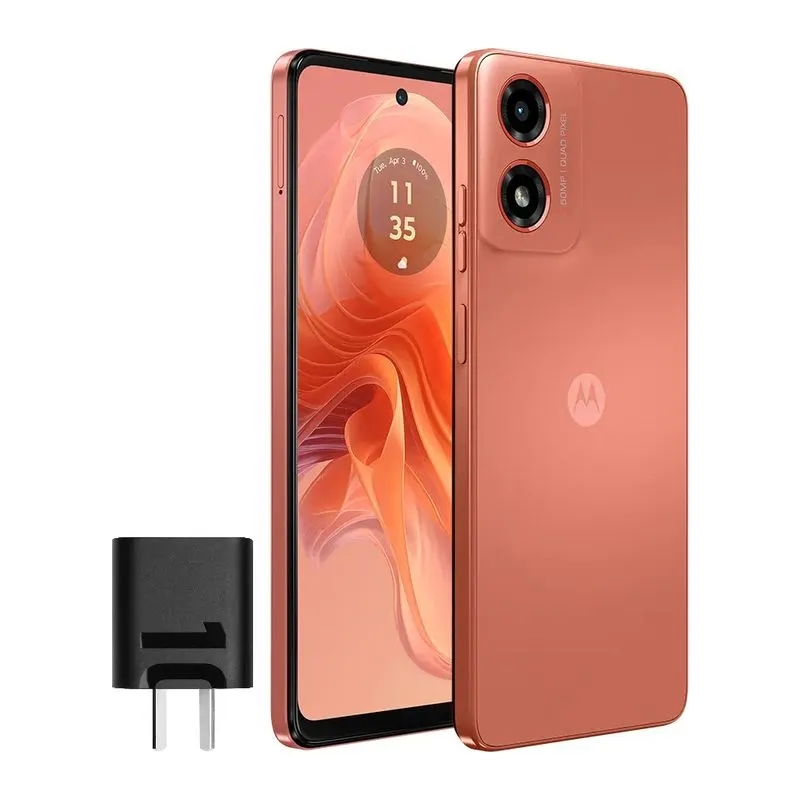Celular Motorola Moto G04s 4GB 64GB Sunrise Orange PB380015AR