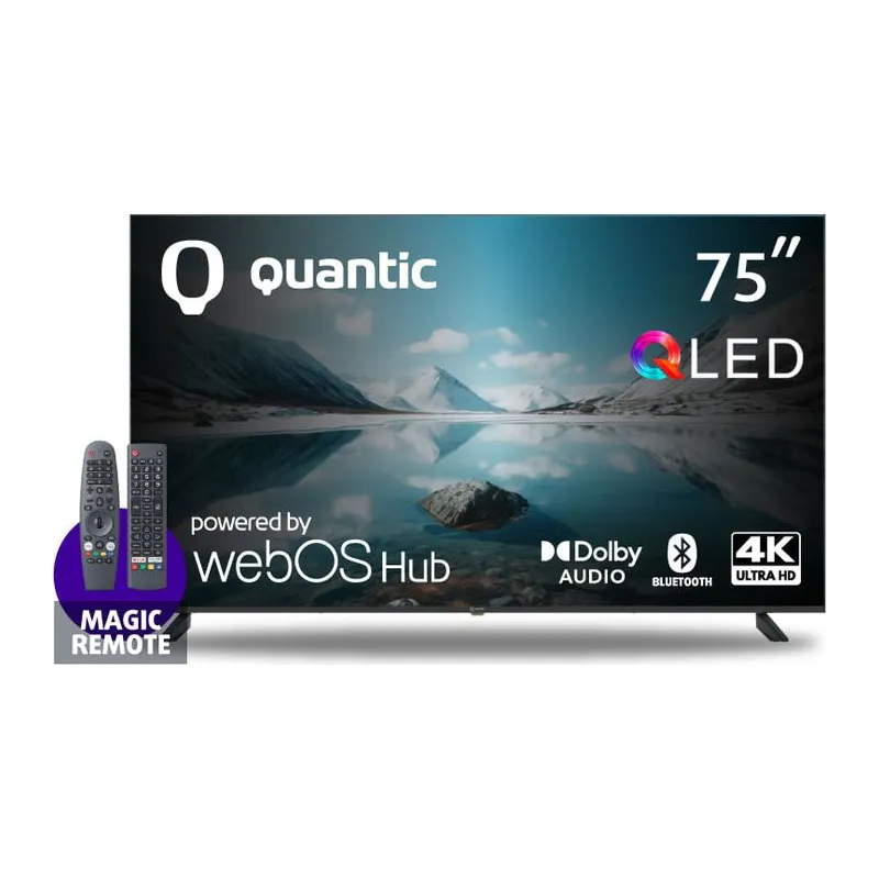 Smart TV Quantic QT75QLDWEB 75" QLED Ultra HD
