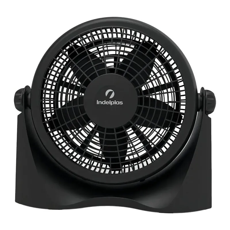 Ventilador Turbo 20" 75 W 3 Velocidades Negro IV20 Indelplas