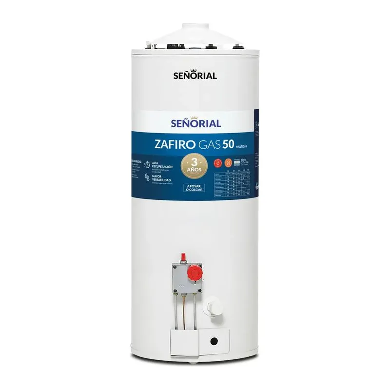 Termotanque Gas Senorial Zafiro 50 TSZP-50 50 Litros