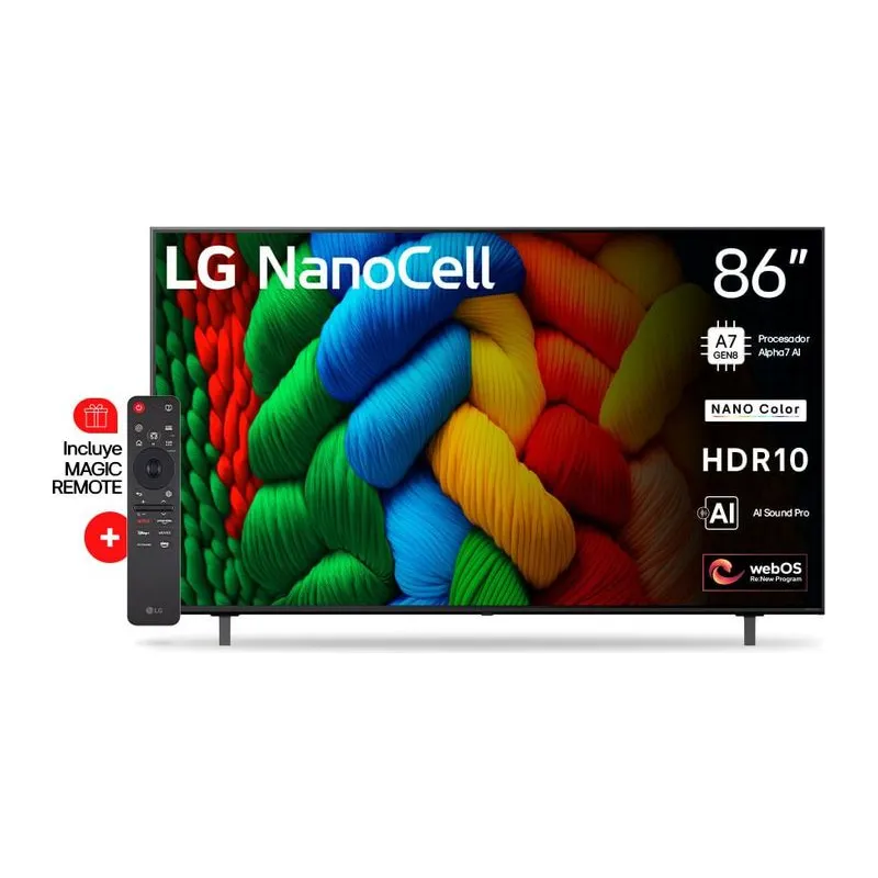 LG 86NANO80ASA · Smart TV 86"