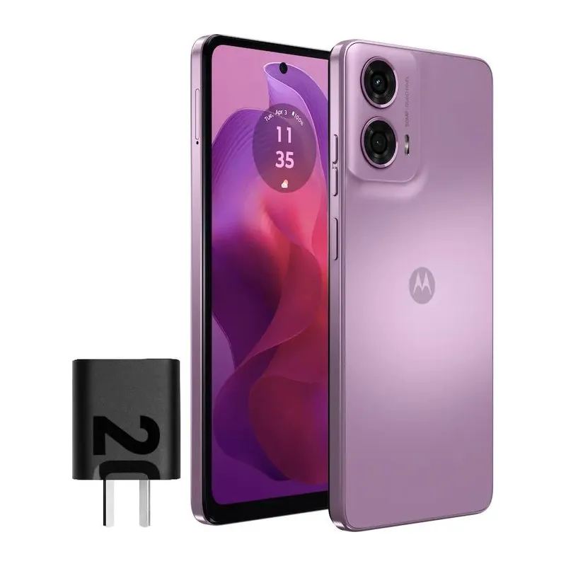 Celular Motorola Moto G24 4GB 128GB Rosa Lavanda PB160002AR