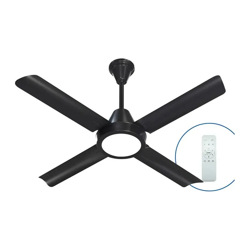 Ventilador de Techo Severbon Vtdc Negro con Luz Led