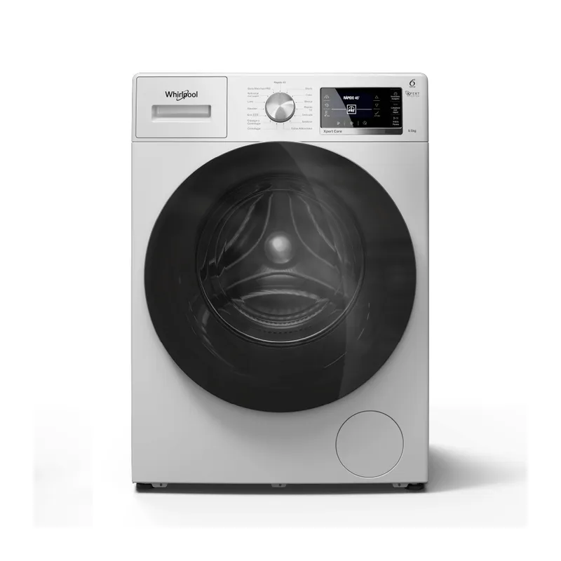 Whirlpool WNQ95AB · Lavarropas 9,5 kg · Blanco