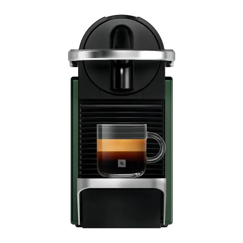 Cafetera Nespresso Pixie Dark Green Curva C62-AR-GR-NE