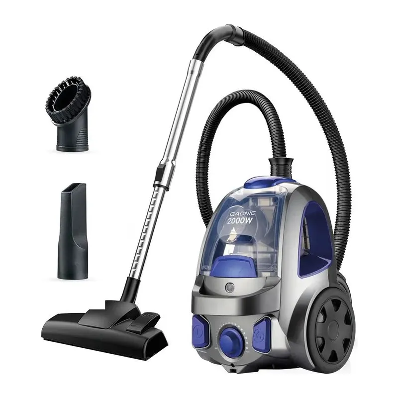 Aspiradora Ciclónica Gadnic 2000W Filtro Lavable Rebobinado Automático de Cable