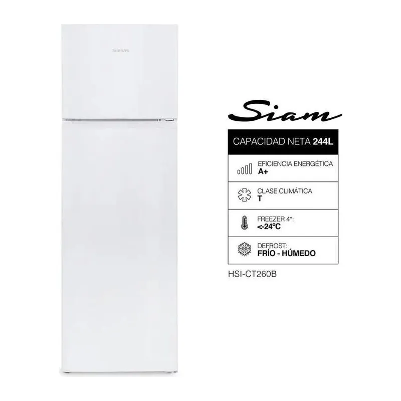 Siam HSI-CT260 · Heladera · Blanco