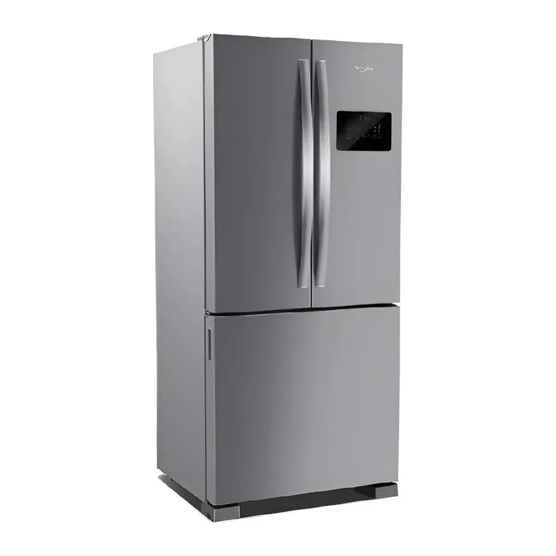 Heladera Whirlpool WRO85 No Frost French Door 554l Inox Freezer Inferior