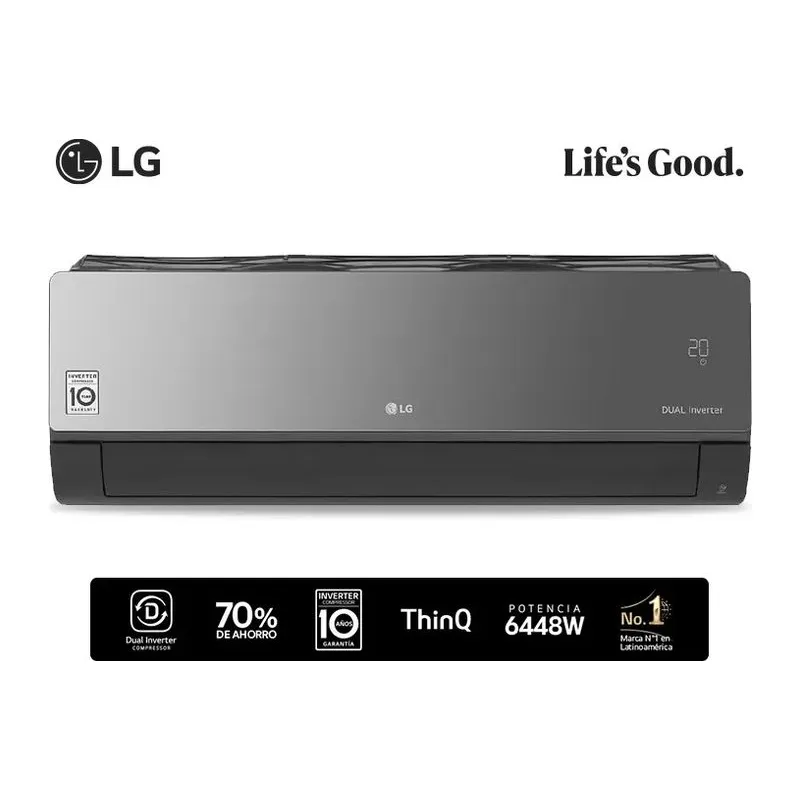 LG S4-W24K2RPE · Aire acondicionado 6.450 W · Gris