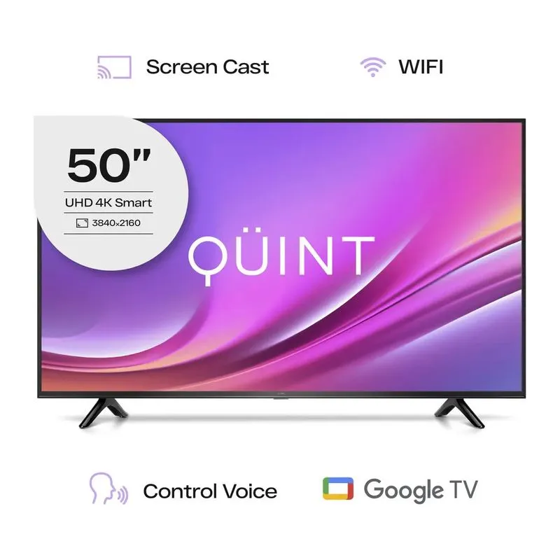 QÜINT QT-50UHD20312-257 · Smart TV 50" · Negro