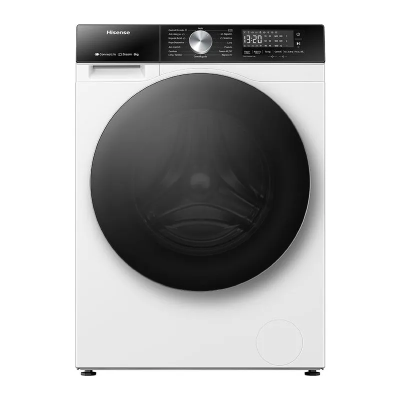 Hisense WF3S8043BW · Lavarropas 8 kg · Blanco