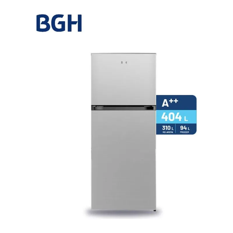 Heladera BGH No Frost Inverter 404L Bajo Consumo Inox