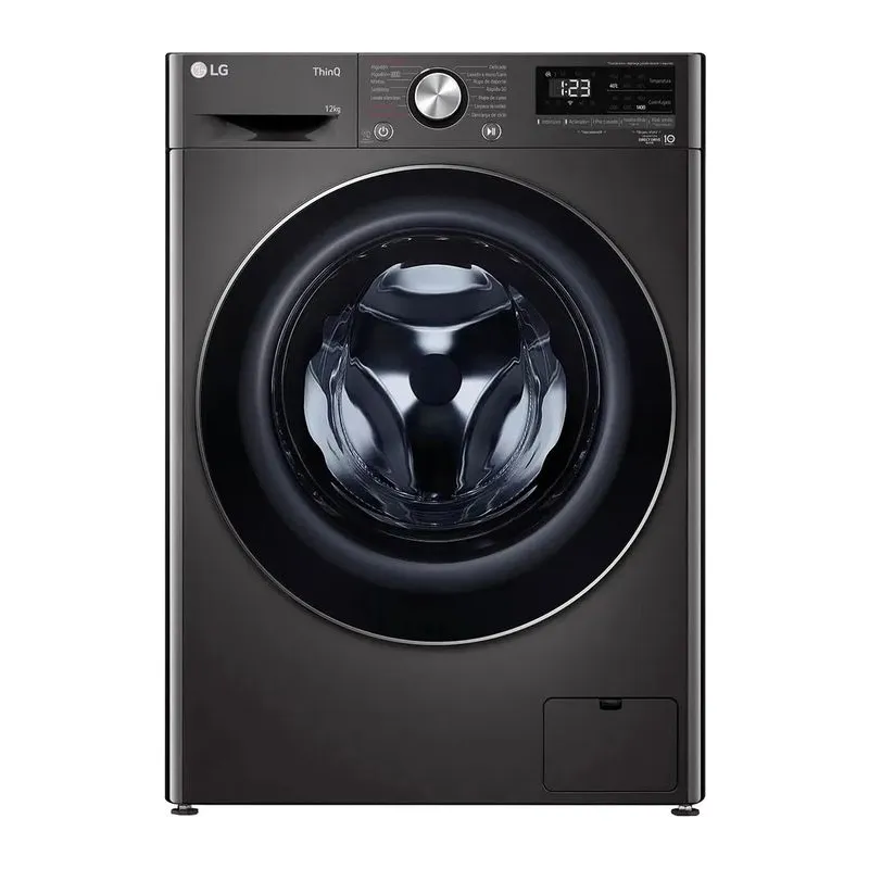 LG WM12BVC4S6 · Lavarropas 12 kg · Negro