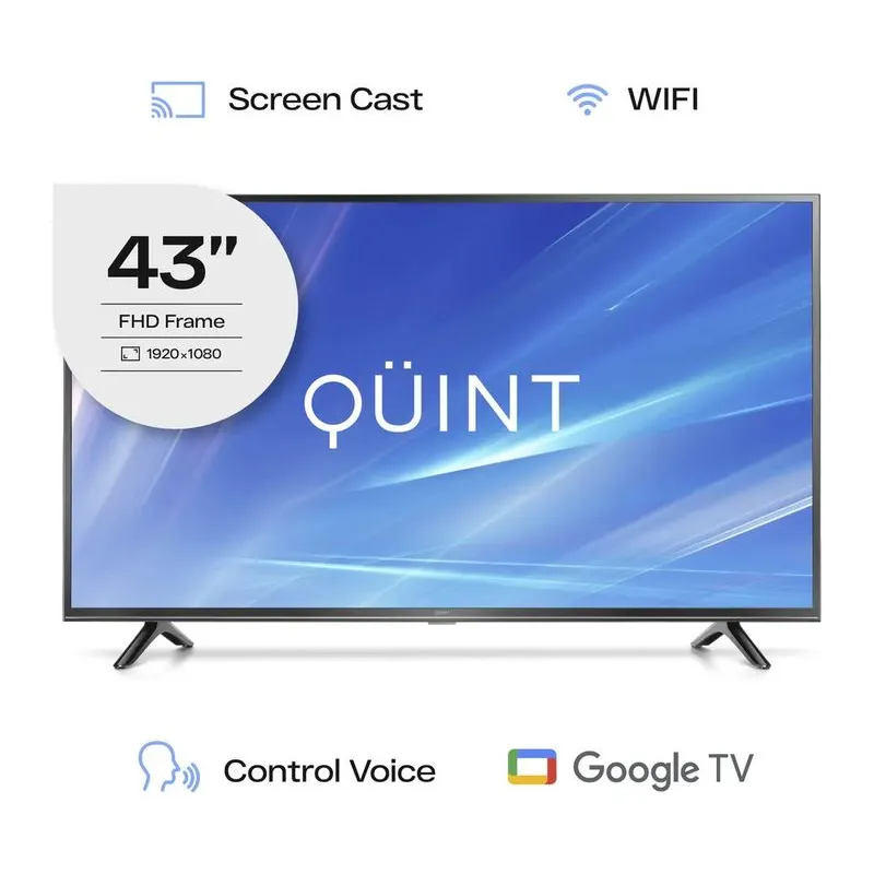 QÜINT QT-43FHD20312-257 · Smart TV 43" · Negro