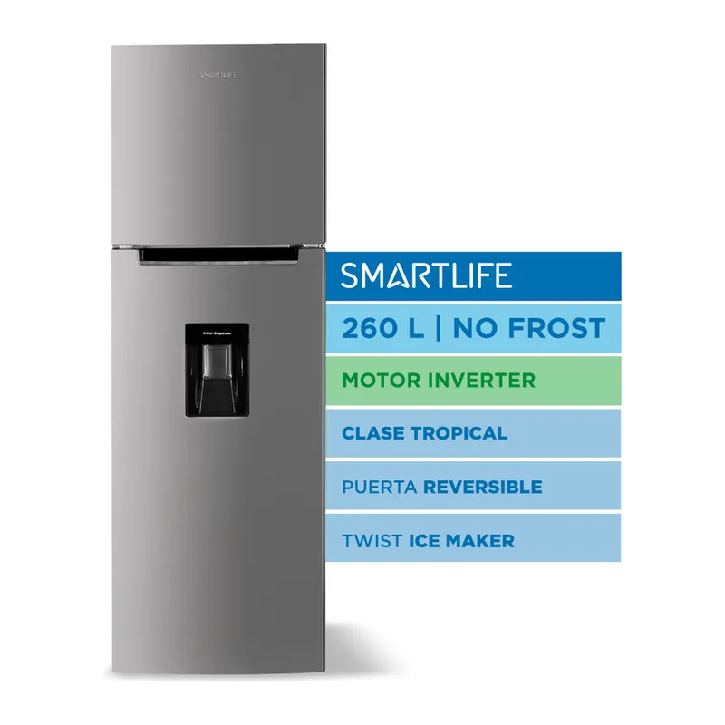 Smartlife SL-RNF270SDINV · Heladera 244 L