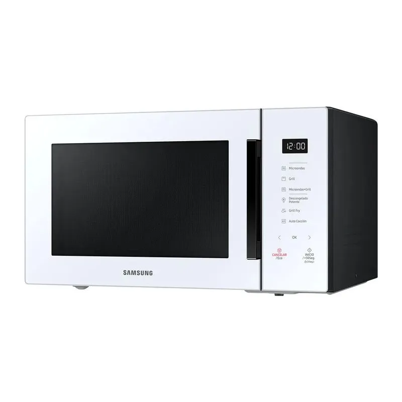 Microondas Samsung BESPOKE Grill Fry Ceramico 30 L Blanco