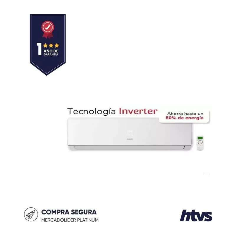 RCA TP5300INV · Aire acondicionado 4.558 frigorías · Blanco