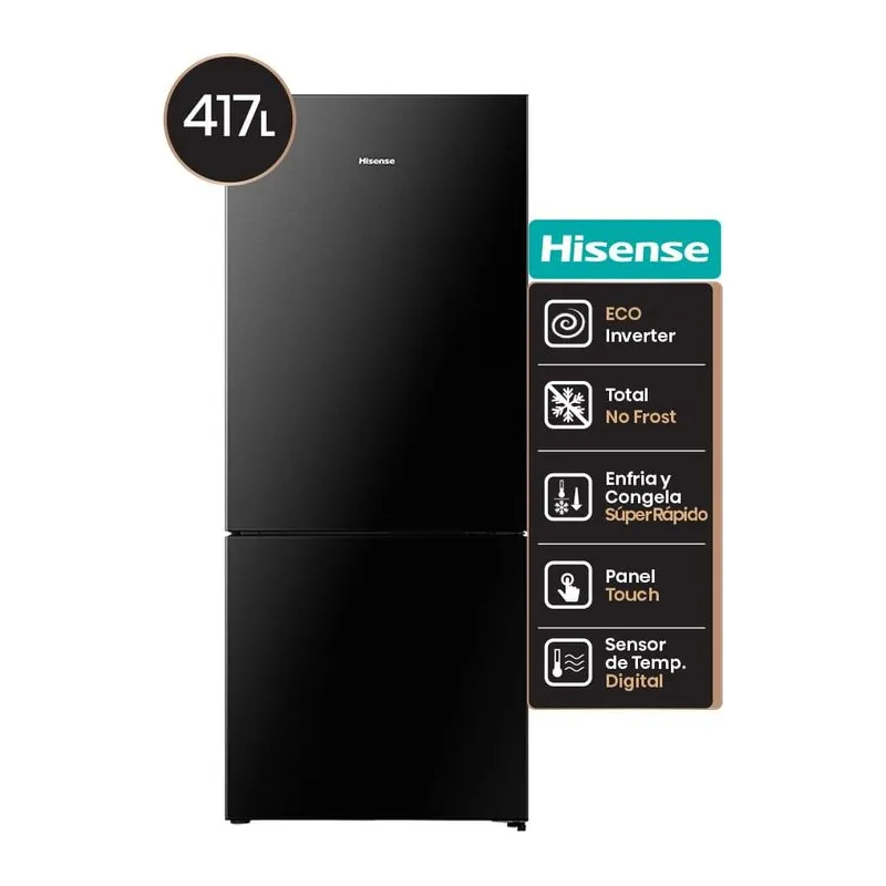 Hisense RB3P422NEB · Heladera 293 L