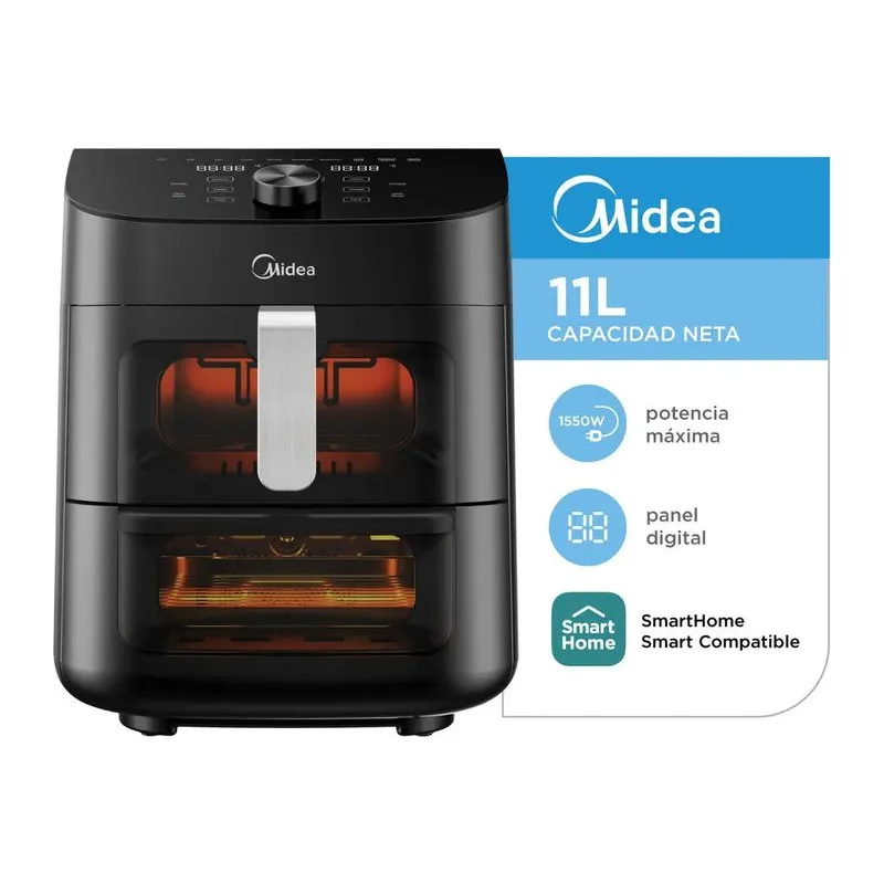 Freidora de Aire Midea 11lt AF-D211BAR1 1550W