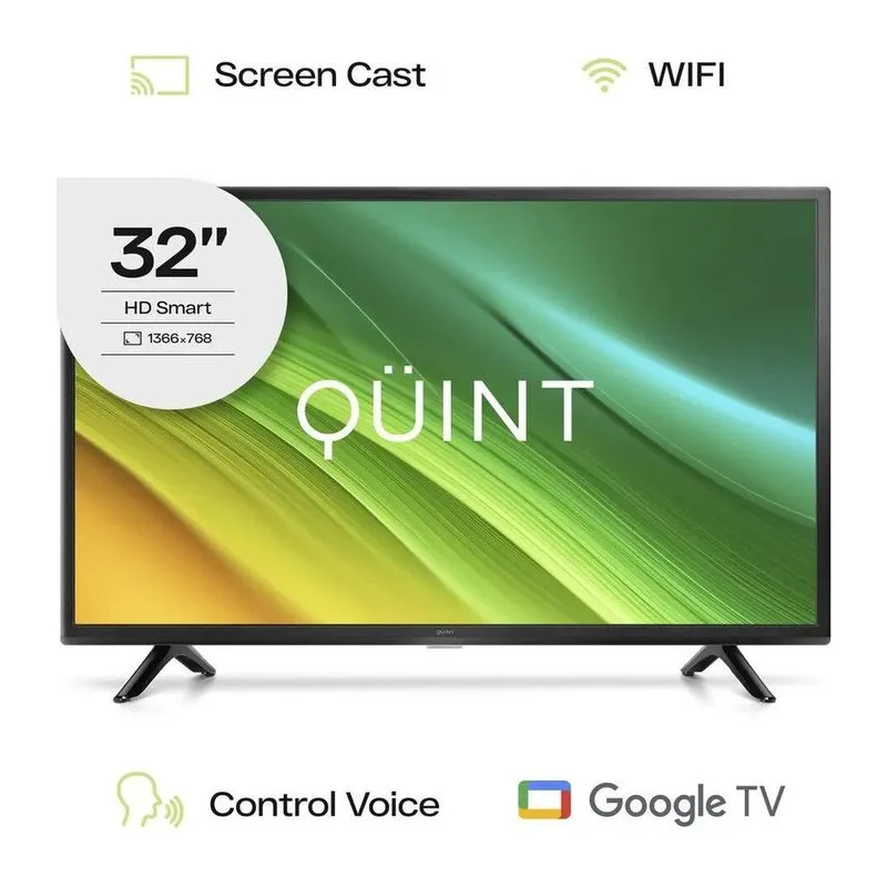 QÜINT QT3-32 GTV2024 HD · Smart TV 32" · Negro